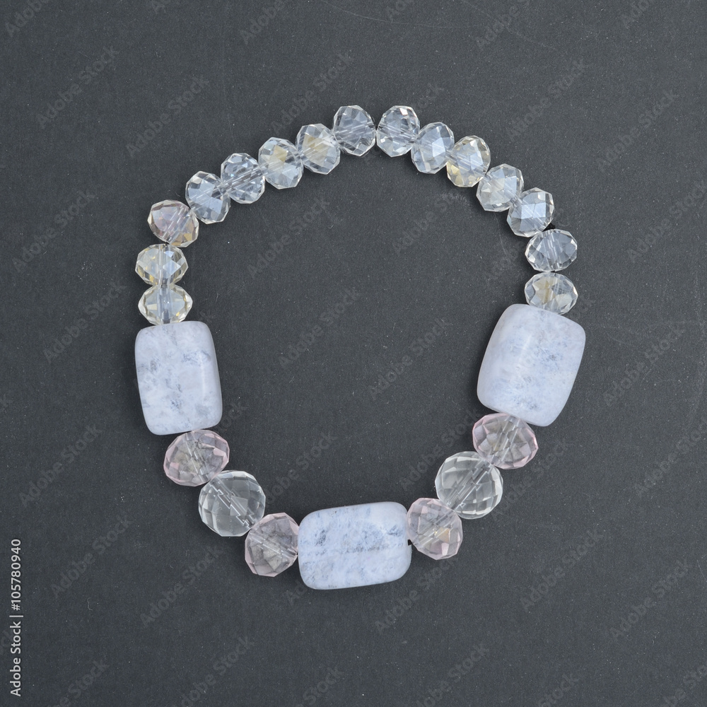 white bracelet isolated white bracelet isolated