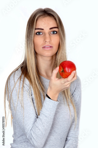 Portrait of the young woman