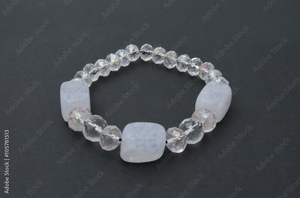 white bracelet isolated white bracelet isolated