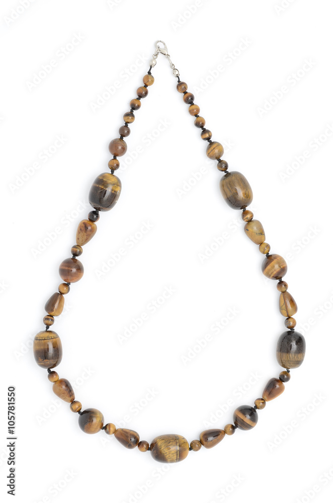 beads from natural stones isolated beads from natural stones isolated