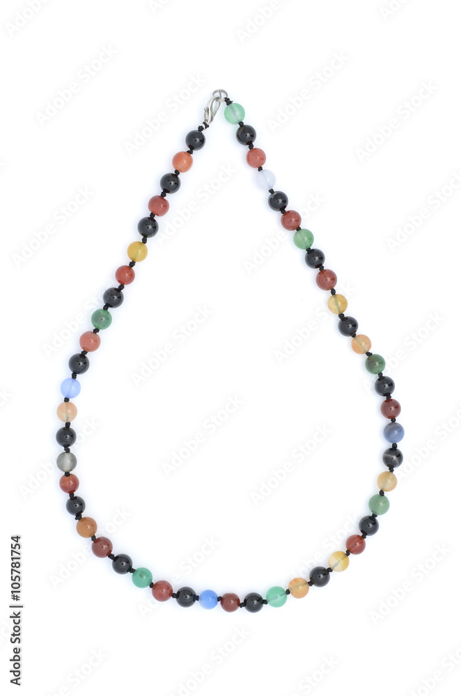 beads from natural stones isolated beads from natural stones isolated