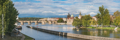 Panoramic View of Prague, Czech Republic © A. Aleksandravicius