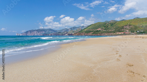 The beach in Sardinia. Nobody