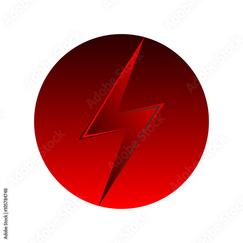 Free Download Vector lightning icon. - GFXLoad