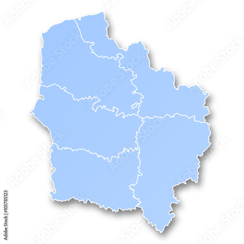 Carte des Hauts-de-France