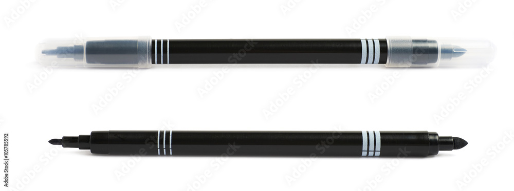 Naklejka premium Felt-tip pen marker isolated