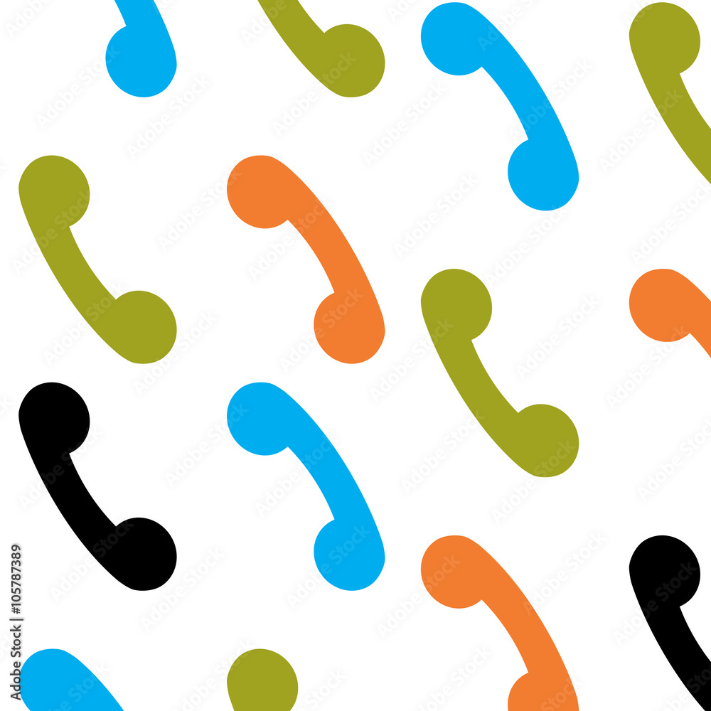 Handset pattern color Handset pattern color