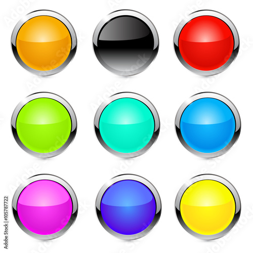 Free Download Vector buttons icons. - GFXLoad