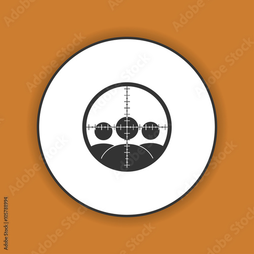 Sight device icon.