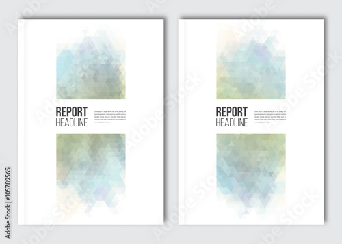 Business brochure design template. Vector flyer layout, backgrounds with elements for magazine, cover, poster design. A4 size.