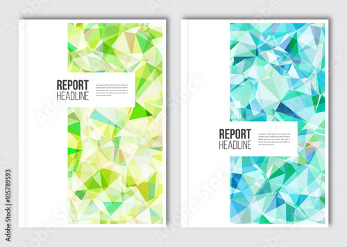 Business brochure design template. Vector flyer layout, backgrounds with elements for magazine, cover, poster design. A4 size.