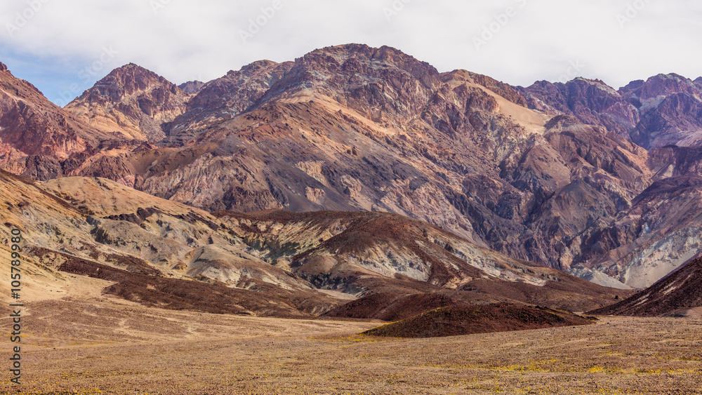 Purple scenic mountains. Artist's Drive, Death Valley National Park