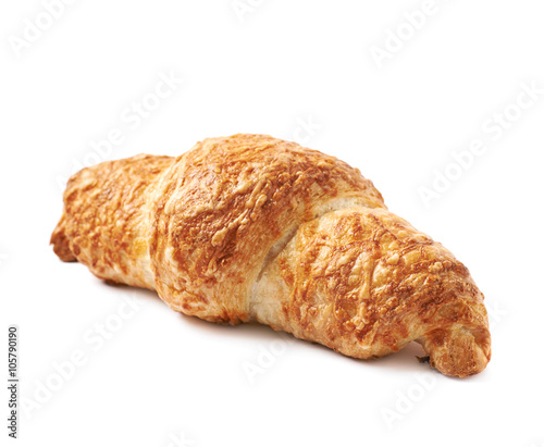Cheese croissant isolated