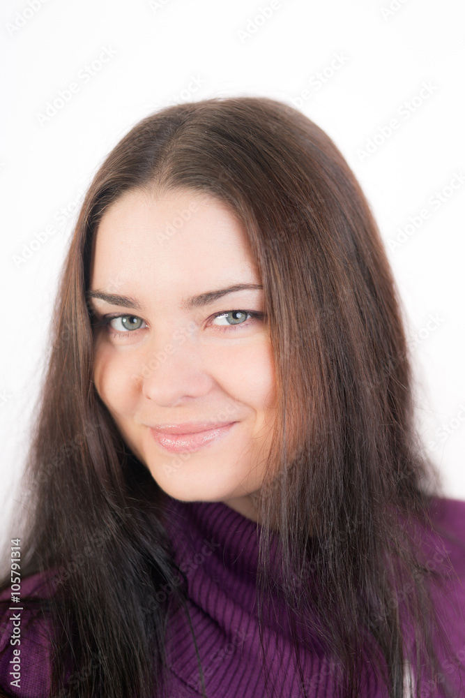 portrait of a smiling girl