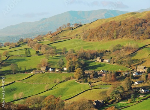 The Troutbeck Valley in the English lake District.