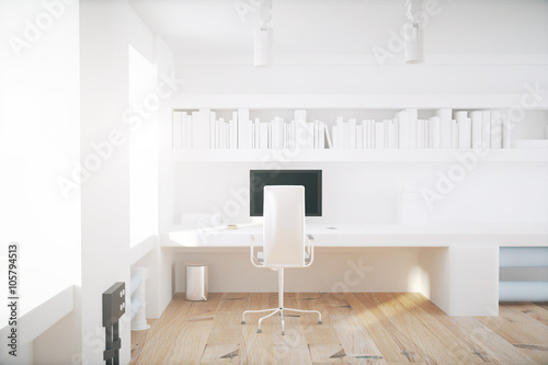 White office interior