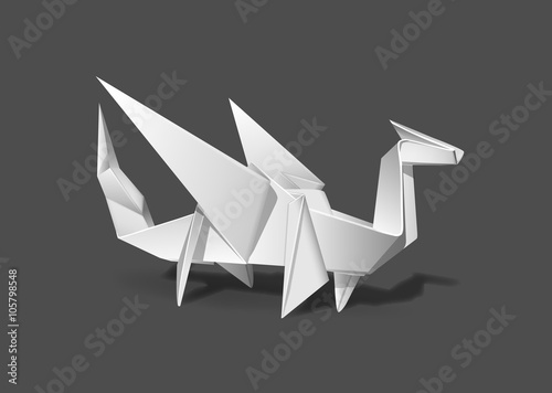 Origami Drache