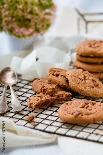 Cookies auf einen Gitter