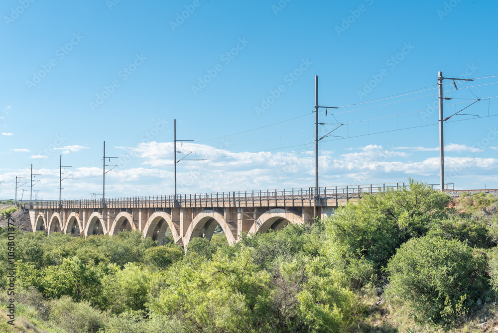 Railway bridge over the Little Fish River