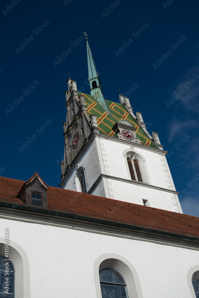 Church Tower of St. Nikolaus in Friedrichshafen