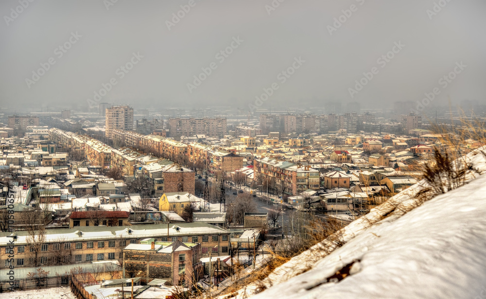 View of Yerevan from Erebuni Fortress