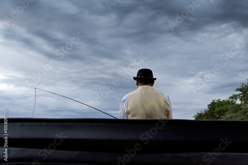 Coachman in a carriage
