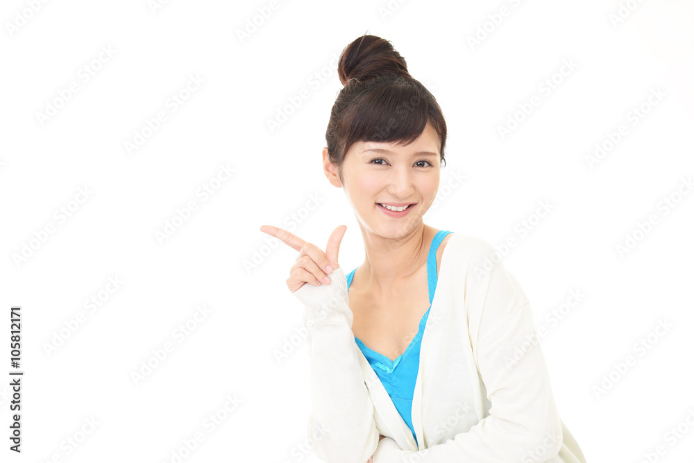 笑顔の女性 笑顔の女性