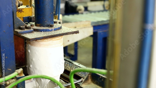 Wallpaper Mural Glulam production. View of roller with glue Torontodigital.ca