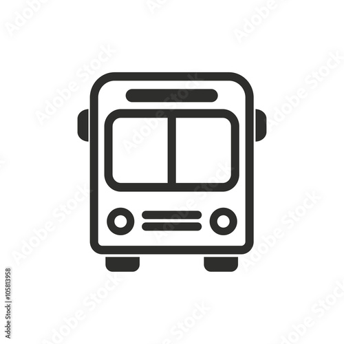 Bus - vector icon.