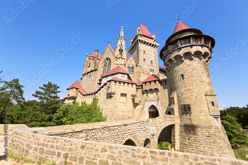 Burg Kreuzenstein is a castle near Leobendorf in Lower Austria, photo