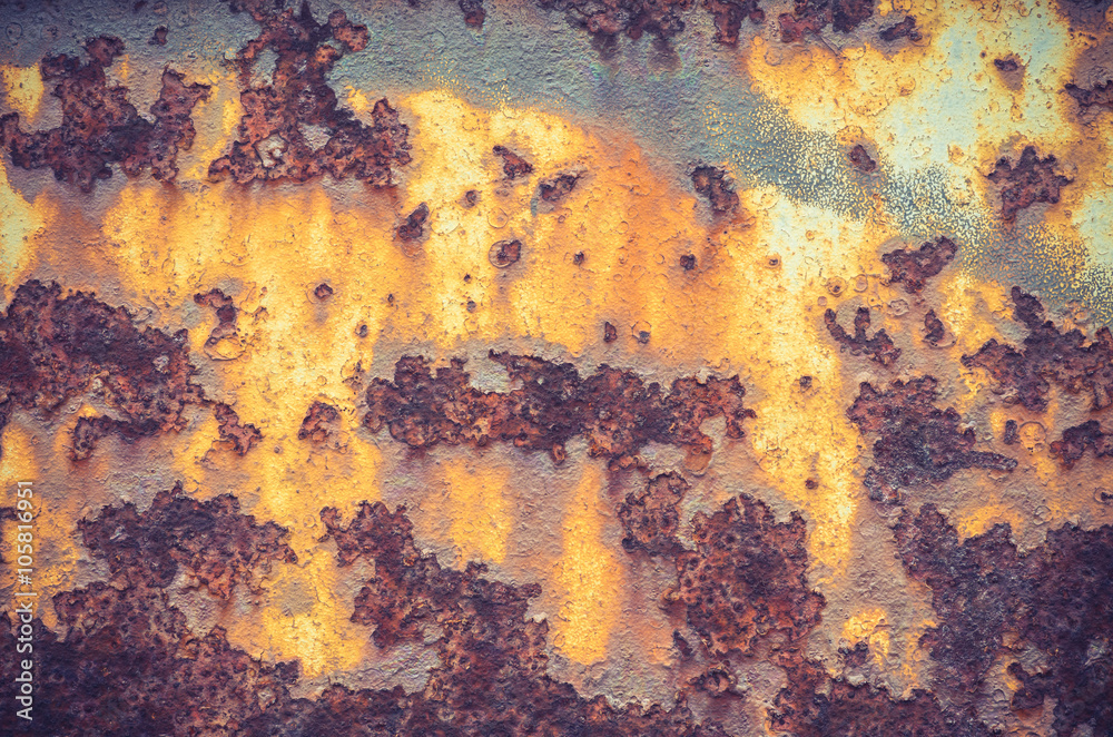 old brown painted steel plate with rust old brown painted steel plate with rust