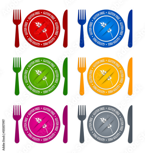 Gluten free icons