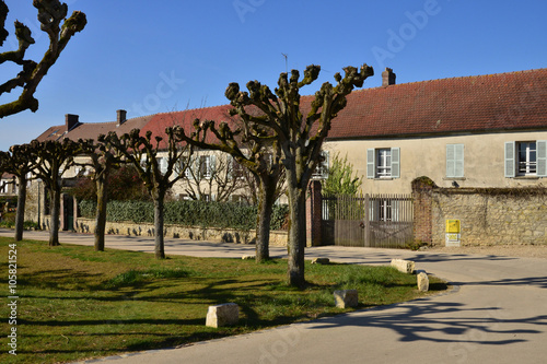 Omerville, France - february 29 2016 : picturesque village in wi photo