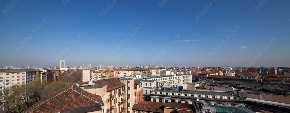 Obraz premium Palazzi di Milano dall'alto