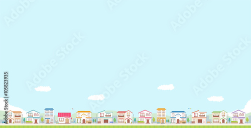 街並みのイラスト