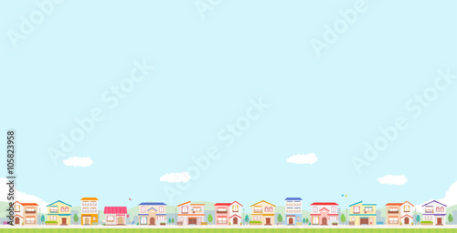 街並みのイラスト