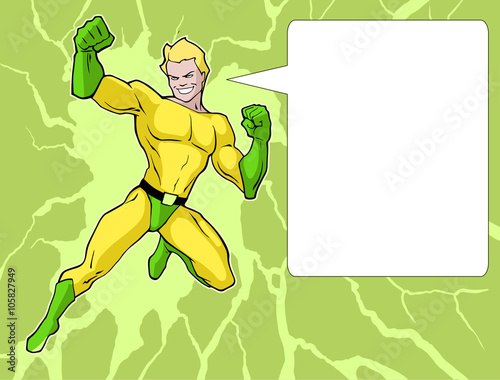 Superhero illustration