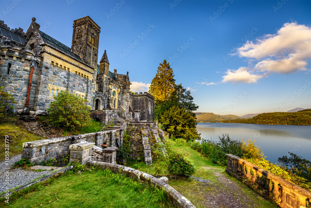 St Conans Kirk located in Loch Awe,  Scotland