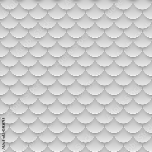 Tile, fish scales seamless pattern. Abstract background. Vector Illustration