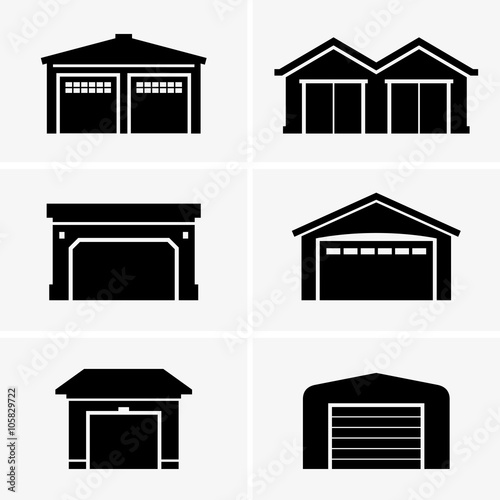 Garages, shade pictures
