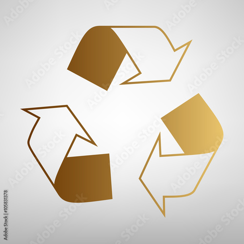 Recycle logo concept