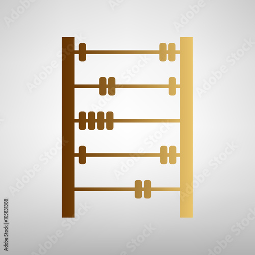 Retro abacus sign