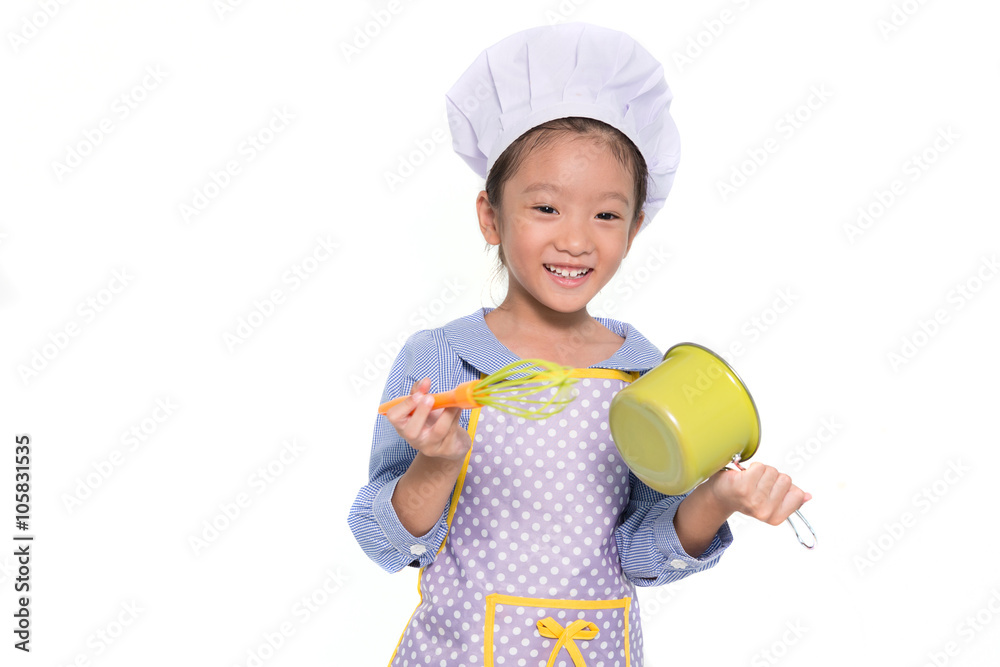 Little girl cooking Little girl cooking