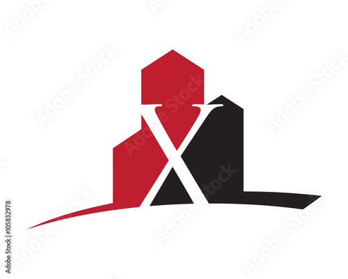 X building letter logo