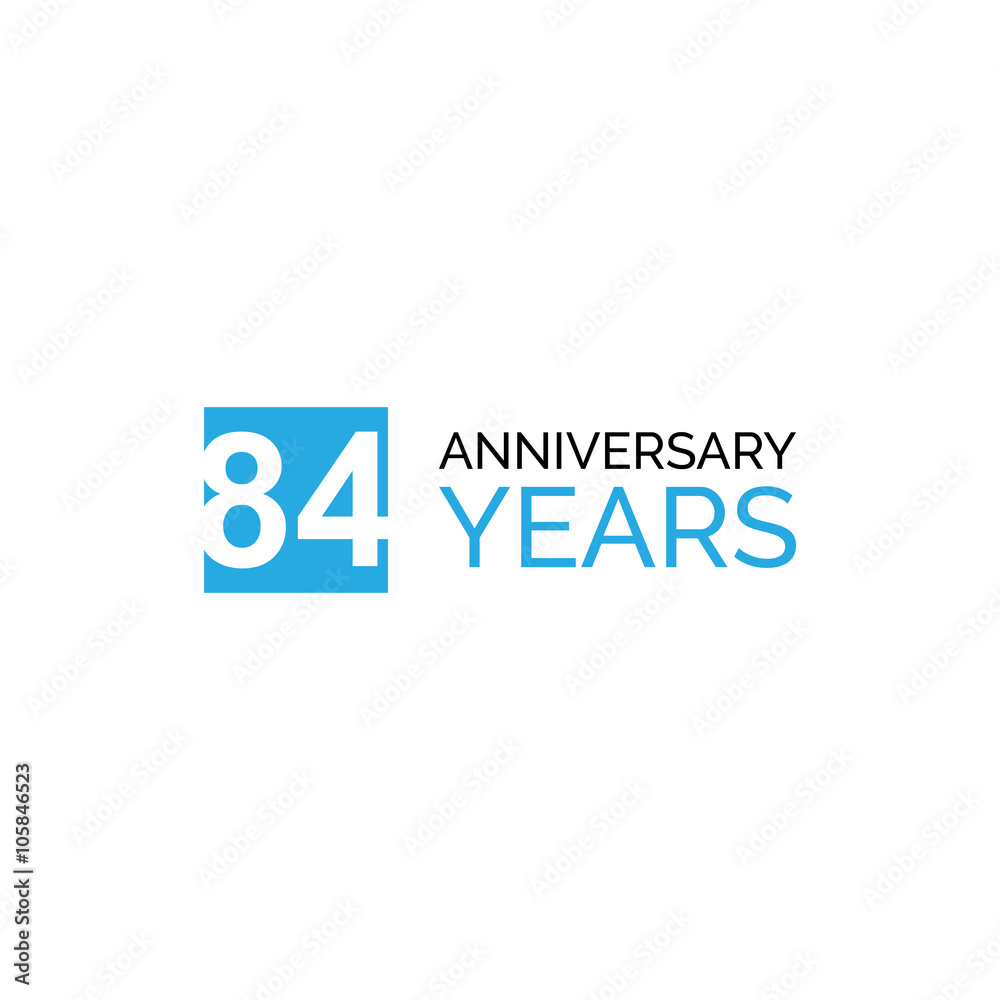 Fototapeta premium simple square anniversary