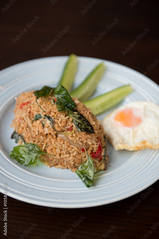Thai basil fried rice Thai basil fried rice