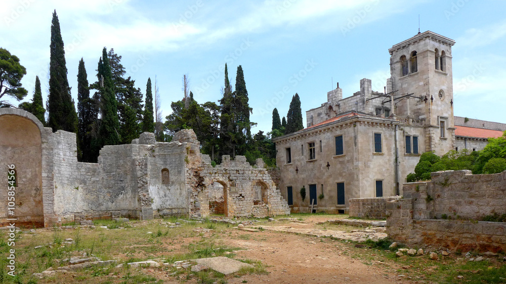 Ruinen des Benediktinerklosters - Lokrum