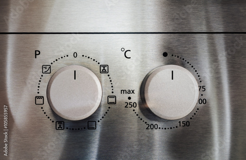 Cuadro en lienzo buttons on a cooker / Knöpfe am Herd