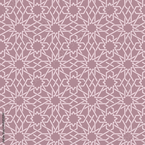Arabic ornament seamless pattern