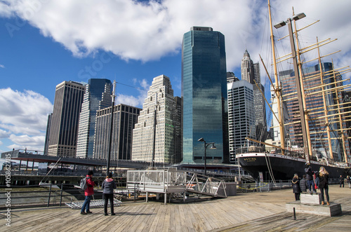 Boat Pier 16 NYC
